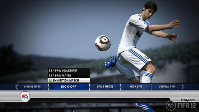FIFA 12 MENU